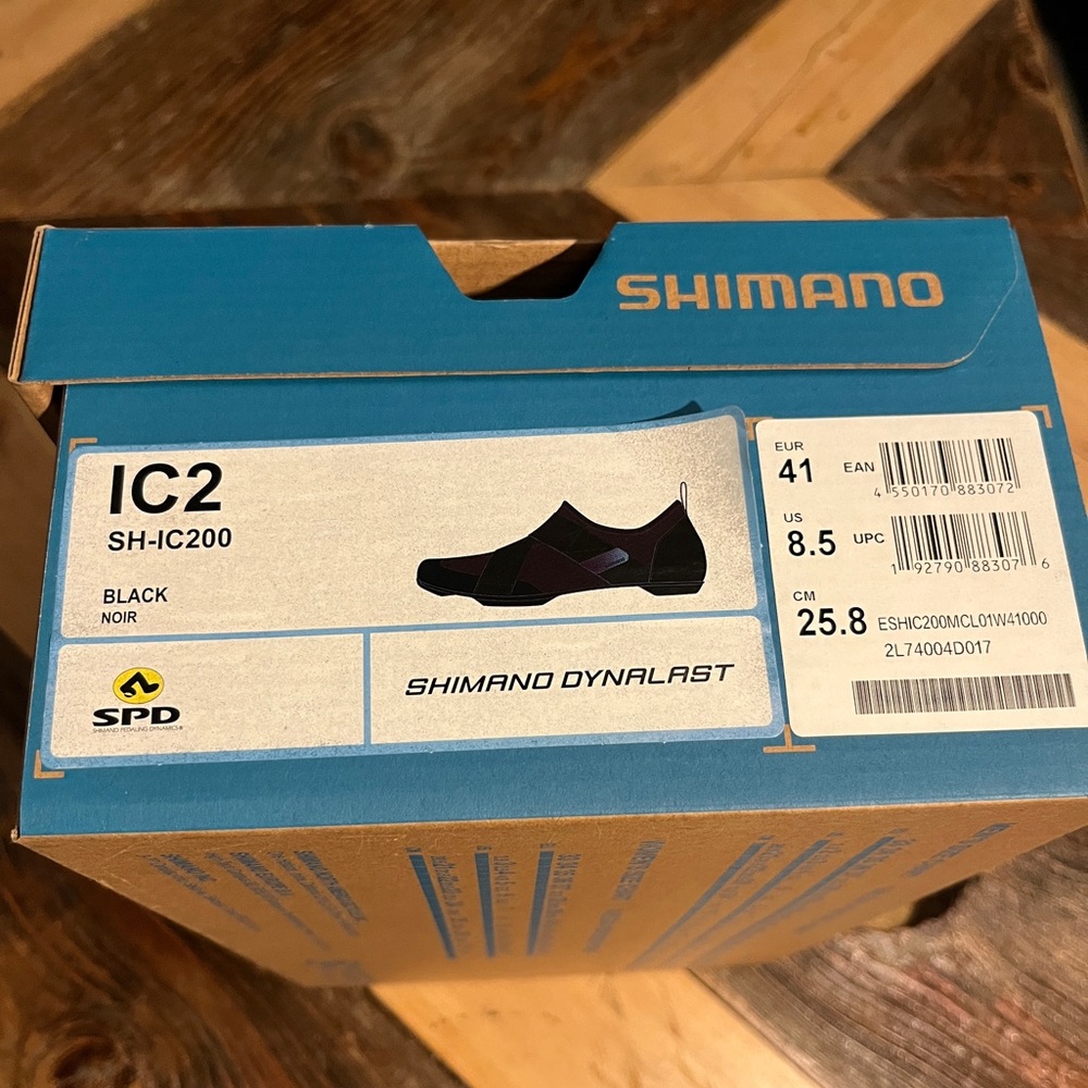 NEW IN BOX! SHIMANO IC200 INDOOR CYCLING SHOES SH-IC200 MULTIPLE SIZES AVAILABLE - Picture 10 of 13